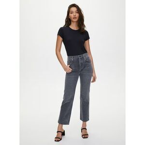 Agolde Ripley Grey straight leg Button up jeans size 23
